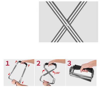 Campingstol -  Ihopvikbar & kompakt